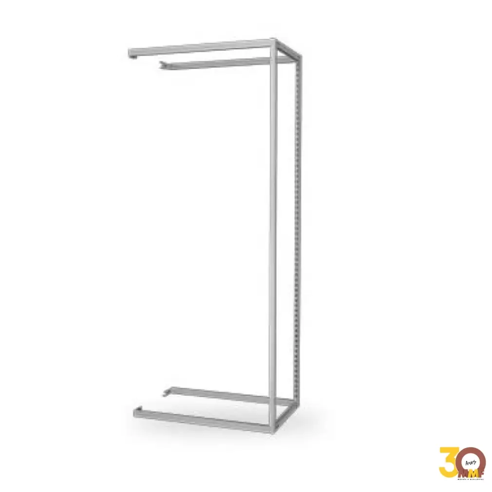 Estrutura Inicial Tubo Crem. 30x30, 450x1040x2200mm FI Cor Branco