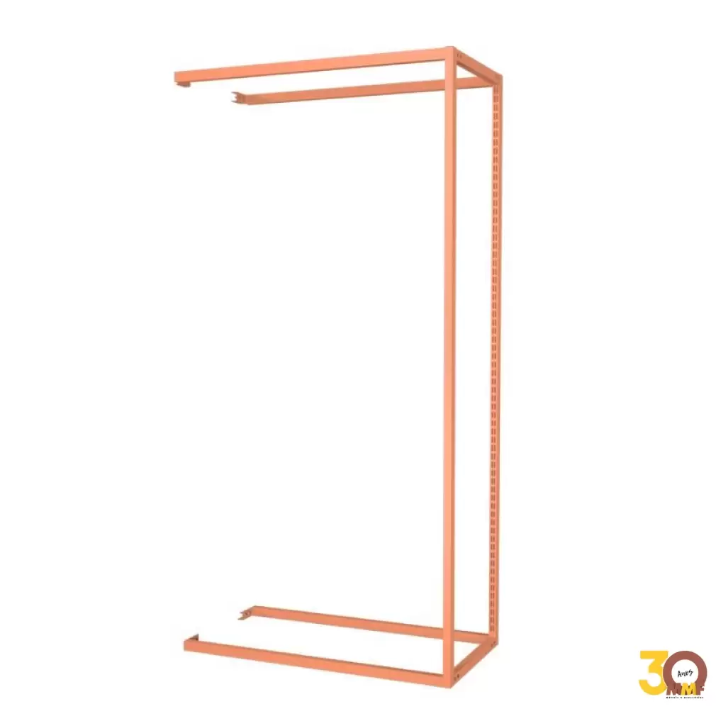 Estrutura Inicial Tubo Crem. 30x30, 450x1040x2200mm FI Cor Rosé