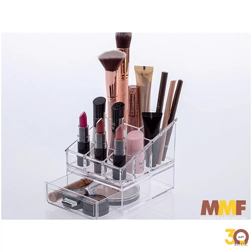 Kit Organizador Cosmeticos 12,5 X 11,5 X 12 Cm