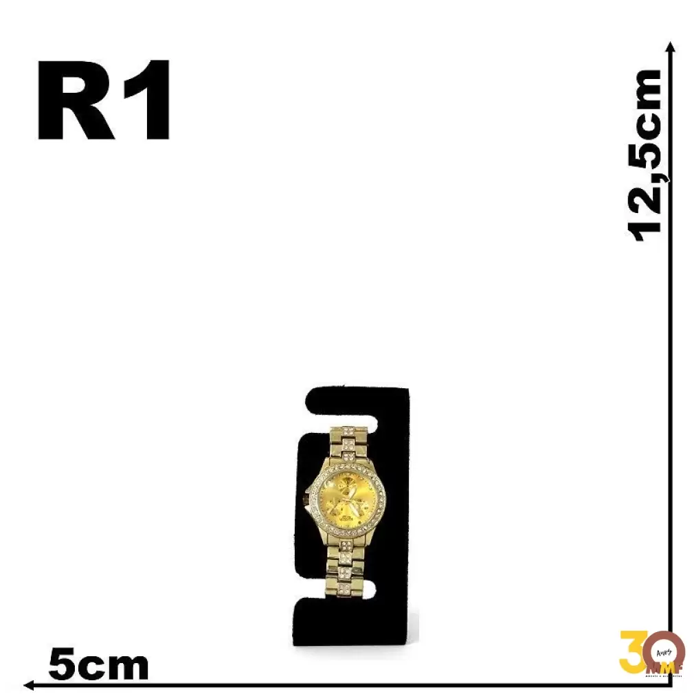 Expositor Veludo Relógio Para 1 Pç R1