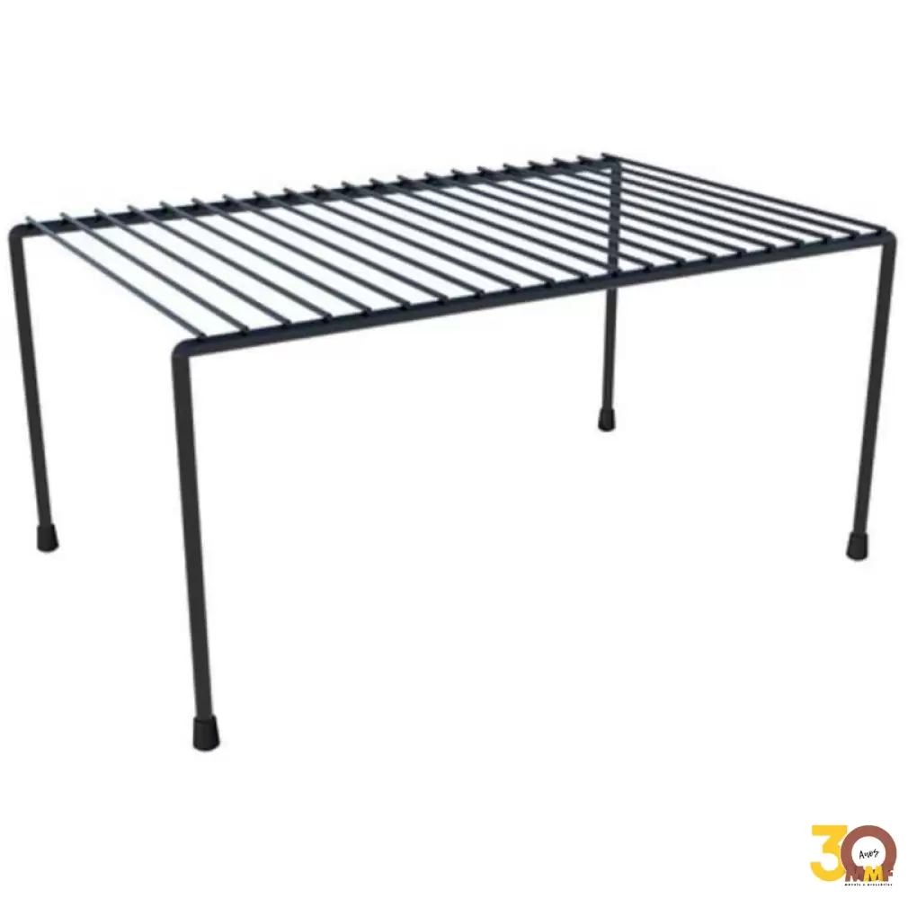 Organizador Para Armário Prateleira 31 Cm Preto