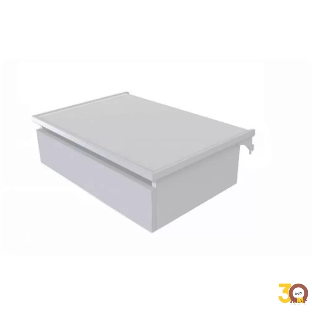 Gaveteiro Pequeno Mdf 60 Cm Plus Passo 50  Branco