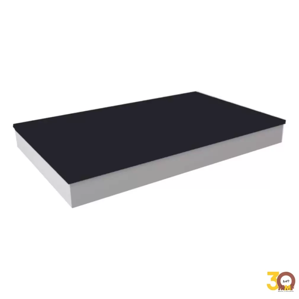 Tablado Base - 135 x 8 x 55 cm em MDF Cor Carbono