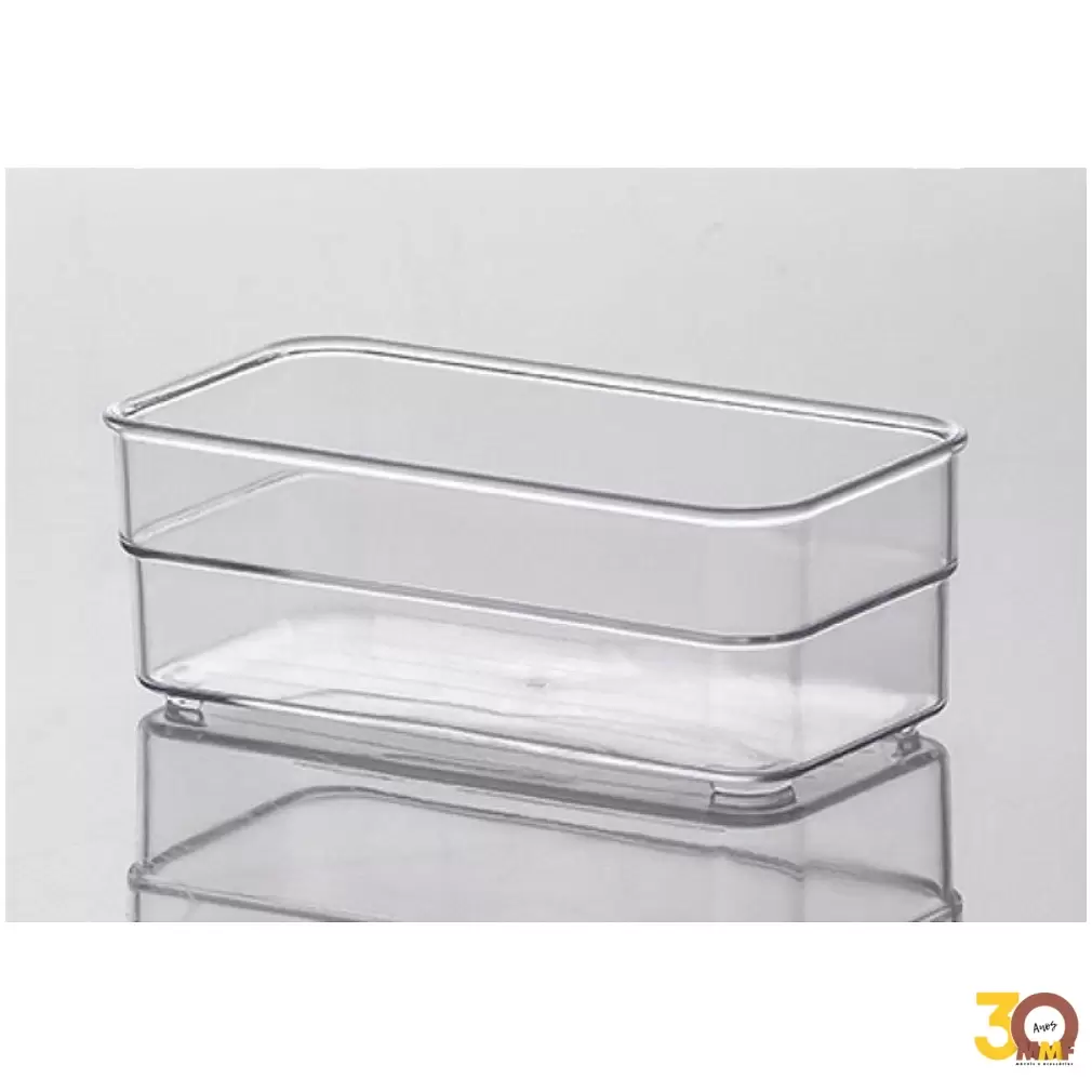 Organizador Diamond 22,5X7,5X5,2 Cm Cristal