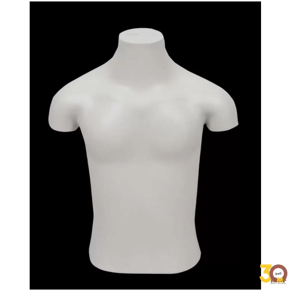 Manequim Plástico R.40 Infantil Busto Cor Branco