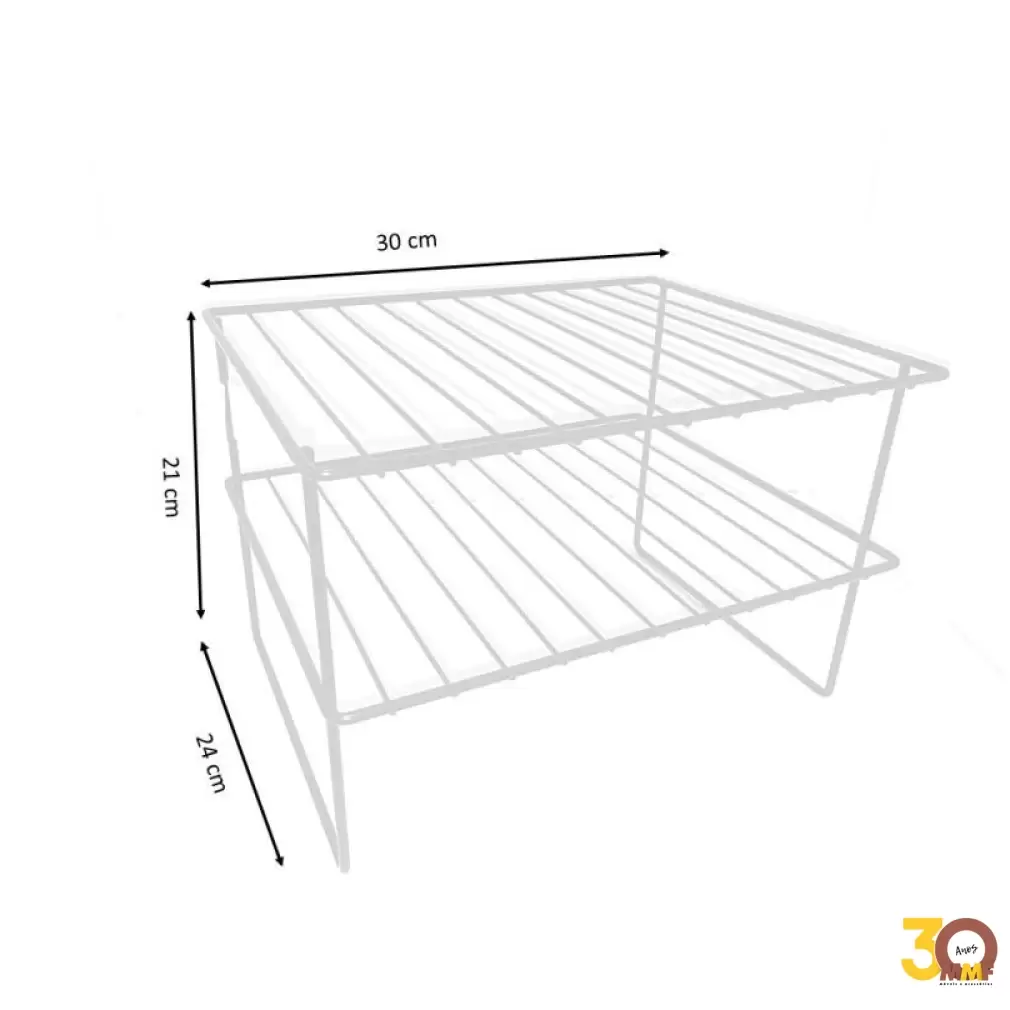 Kit Organizador Cozinha rack xícara pratos C1