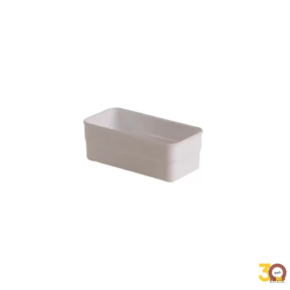 Organizador De Plastico Branco 15X7,5X5,2 Cm