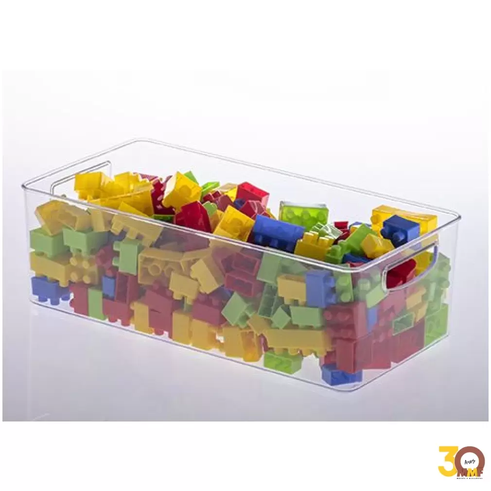 Organizador Diamond 40X21X13 Cm Cristal