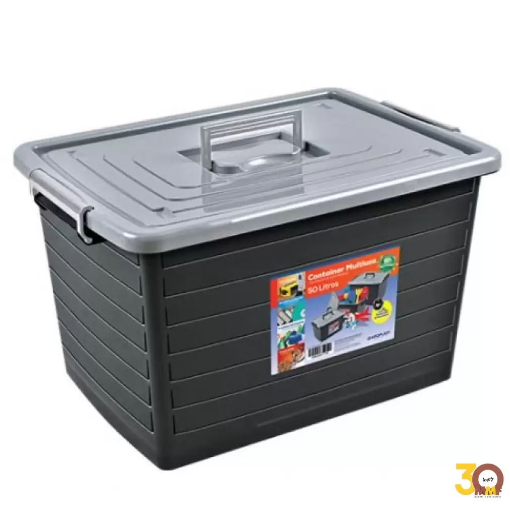 Container Organizador Tampa 50L 57 X 35 X 41 Cm