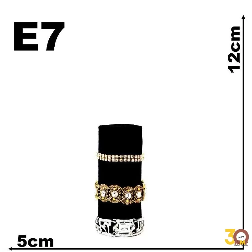 Expositor Veludo Porta Bracelete 12 Cm E7