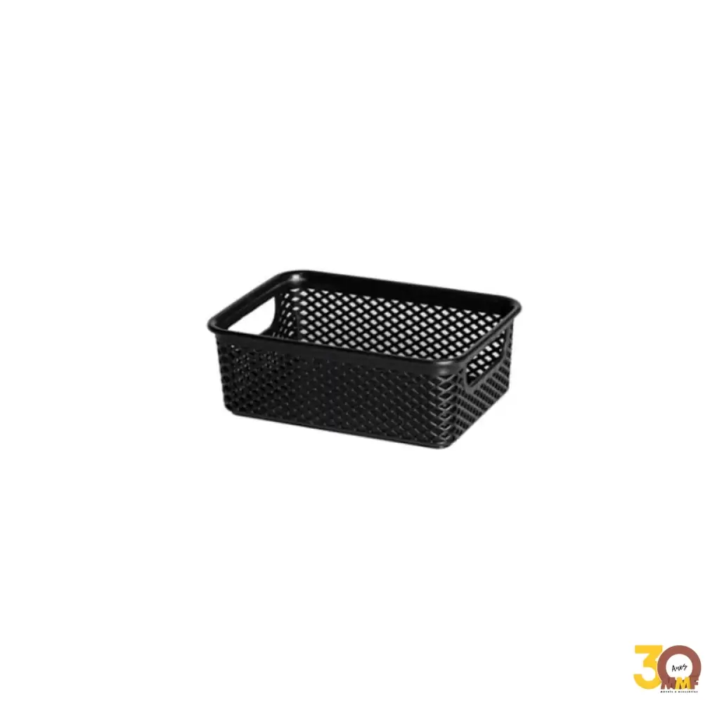 Cesto Organizador Preto 17x12x6 Cm Linea