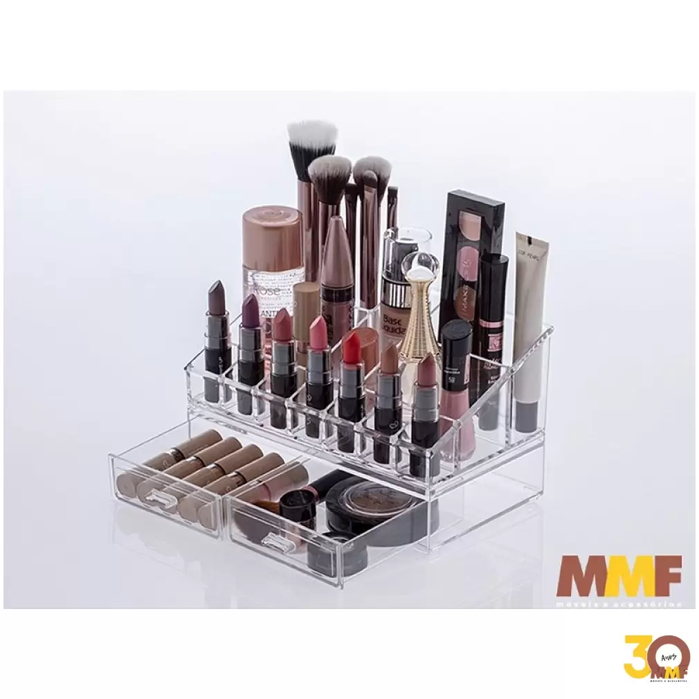 Kit Organizador Cosmeticos 22 X 12,5 X 12,5 Cm