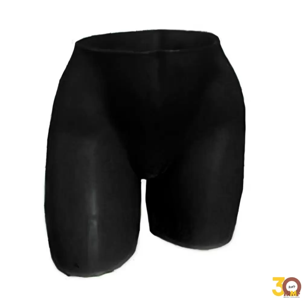 Manequim Plástico R.87 Feminino Bermuda Curta Cor Preto