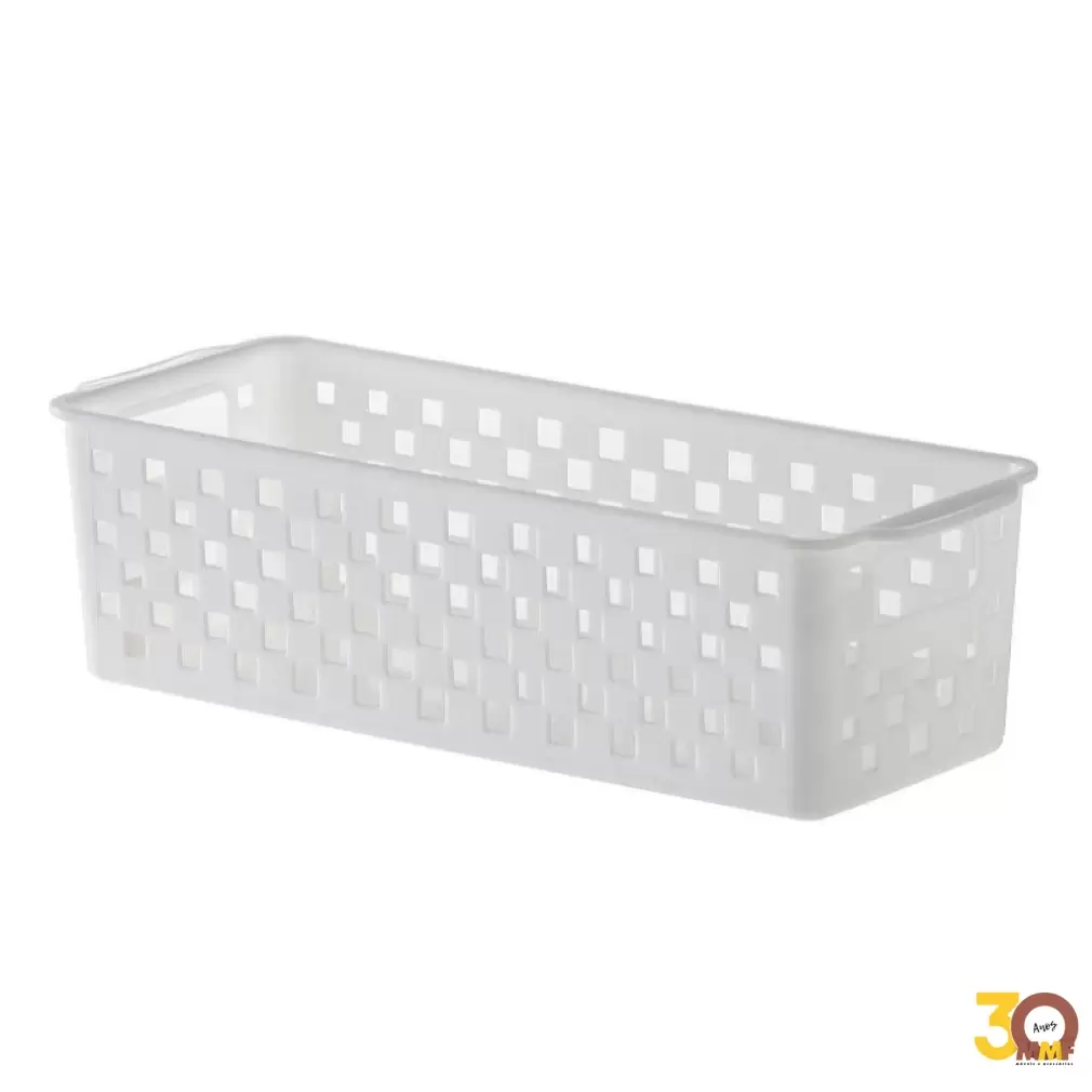 Cesto Organizador Quadratta 27X11X8 Branco