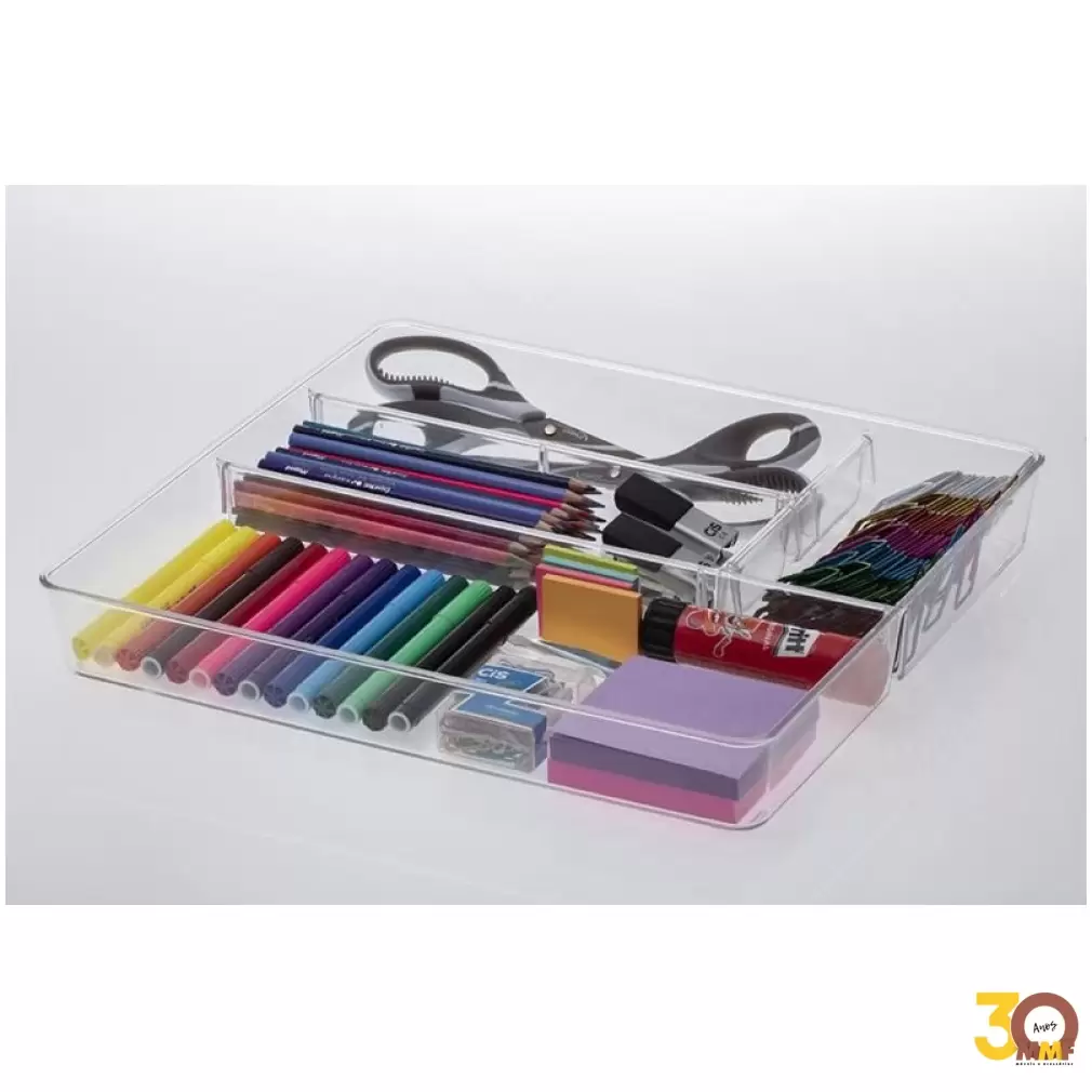 Organizador Diamond Com Divisorias 39X34X 5,5 Cm