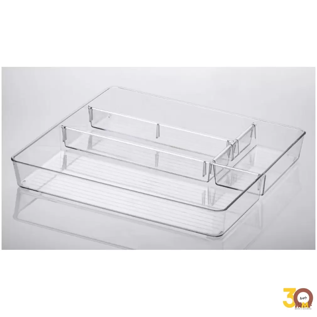 Organizador Diamond Com Divisorias 39X34X 5,5 Cm